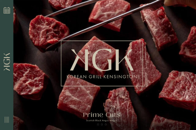 Restaurant website design agency Kensington Chelsea London company web developers hotels builders KGK