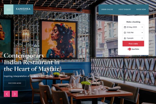 Website designer agency London web design development seo company for restaurants